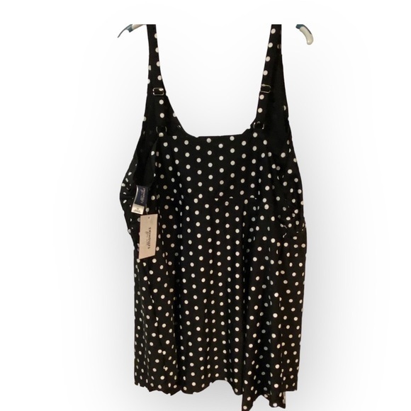 SwimSuits For‎ All Women’s Size 30 Top Poke A Dot’s Adjustment Straps - Picture 3 of 12